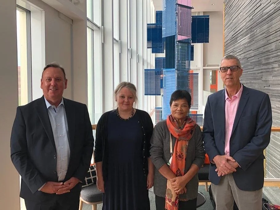 Representatives from the Commonwealth Local Government Forum (CLGF) and ICLEI Local Governments for Sustainability (ICLEI) meet in Malmö Sweden.